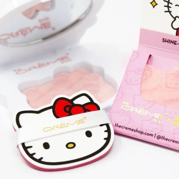 The Creme Shop X Hello Kitty Mattifying Blotting Paper Reusable Compact Mirror - Picture 5 of 7